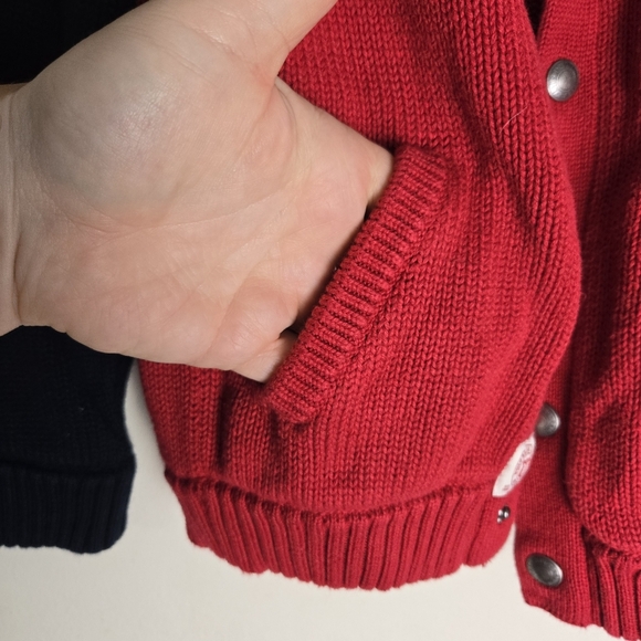 Polo Ralph Lauren Varsity Cardigan size 6 100% Cotton - Picture 7 of 7